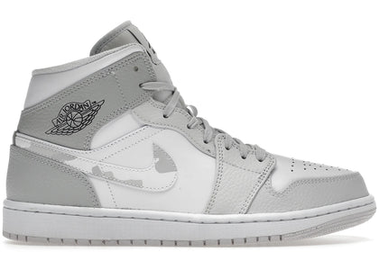 Jordan 1 Mid Grey Camo - authentic Jordan sneakers