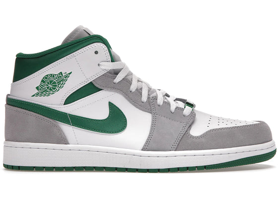 Jordan 1 Mid SE Grey Green sneakers - authentic Jordan shoes