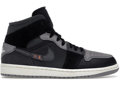 Jordan 1 Mid Craft Inside Out Black - authentic Jordan sneakers