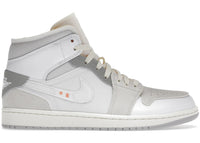 Jordan 1 Mid SE Craft Inside Out Weiß Grau