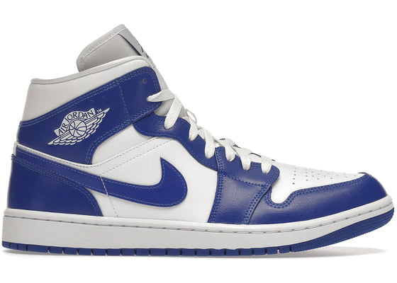 Jordan 1 Mid Kentucky Blue (Women's) sneakers - authentic Jordan shoes