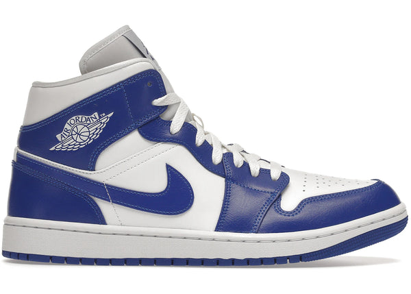 Jordan 1 Mid Kentucky Blue (Women's) sneakers - authentic Jordan shoes