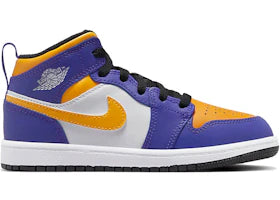 Jordan 1 Mid Lakers (PS) - vue 360