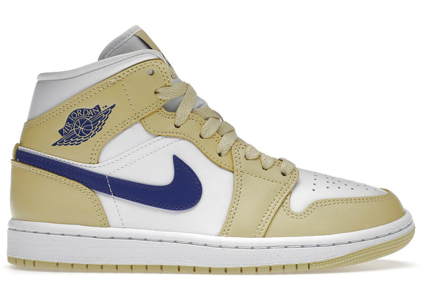Jordan 1 Mid Lemon Wash Lapis (Women's) sneakers - authentic Jordan shoes