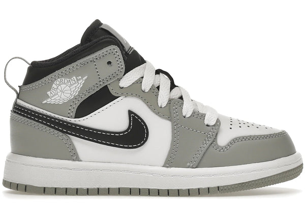Jordan 1 Mid Light Smoke Grey (2022) (PS) sneakers - authentic Jordan shoes