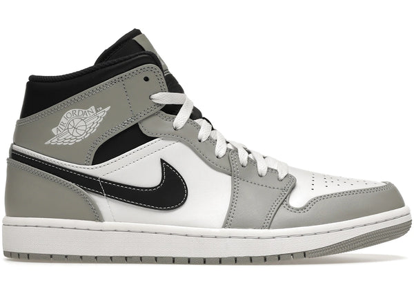 Jordan 1 Mid Light Smoke Grey Anthracite sneakers - authentic Jordan shoes