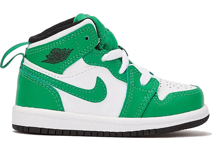 Jordan 1 Mid Lucky Green (TD) - authentic Jordan sneakers