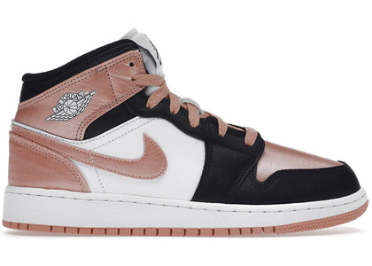 Jordan 1 Mid Light Madder Root (GS) - authentic Jordan sneakers