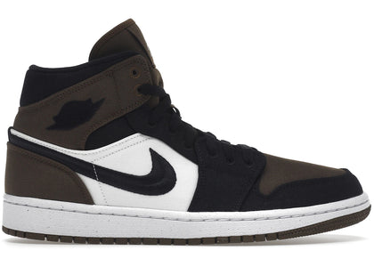 Jordan 1 Mid Olive Toe (Women's) - authentic Jordan sneakers