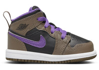 Jordan 1 Mid Palomino Wild Berry White (TD)
