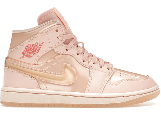 Jordan 1 Mid Patent Valentine's Day (Women's) sneakers - authentic Jordan shoes