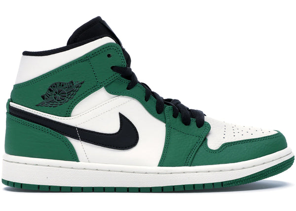 Jordan 1 Mid Pine Green sneakers - authentic Jordan shoes