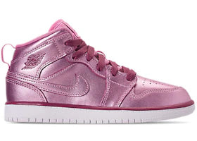Jordan 1 Mid Pink Rise (PS) - authentic Jordan sneakers