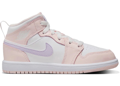 Jordan 1 Mid Pink Wash (PS) - authentic Jordan sneakers