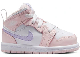 Jordan 1 Mid Pink Wash White Violet Frost (TD)