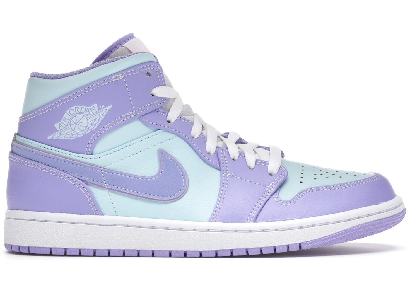 Jordan 1 Mid Purple Aqua