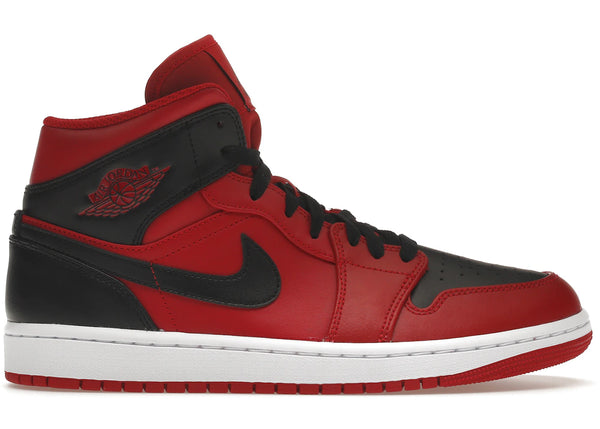 Jordan 1 Mid Reverse Bred (2021) sneakers - authentic Jordan shoes