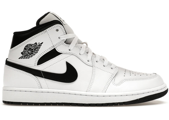 Jordan 1 Mid Reverse Panda sneakers - authentic streetwear shoes