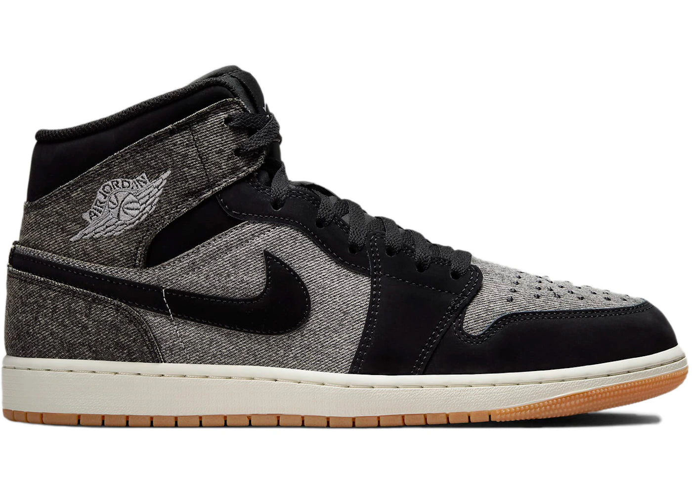 Jordan 1 Mid SE Black Denim - vue 360