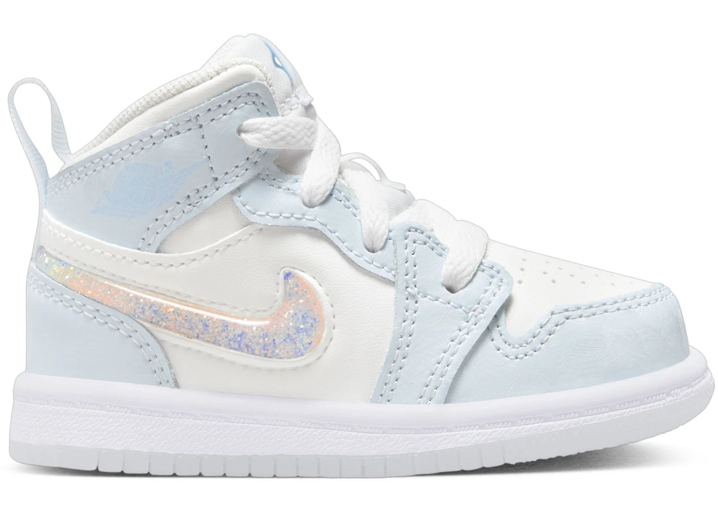 Jordan 1 Mid SE Blue Tint Summit White White Ice Blue (TD) - vue secondaire A