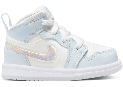 Jordan 1 Mid SE Blue Tint Summit White White Ice Blue (TD) - sneakers view 2