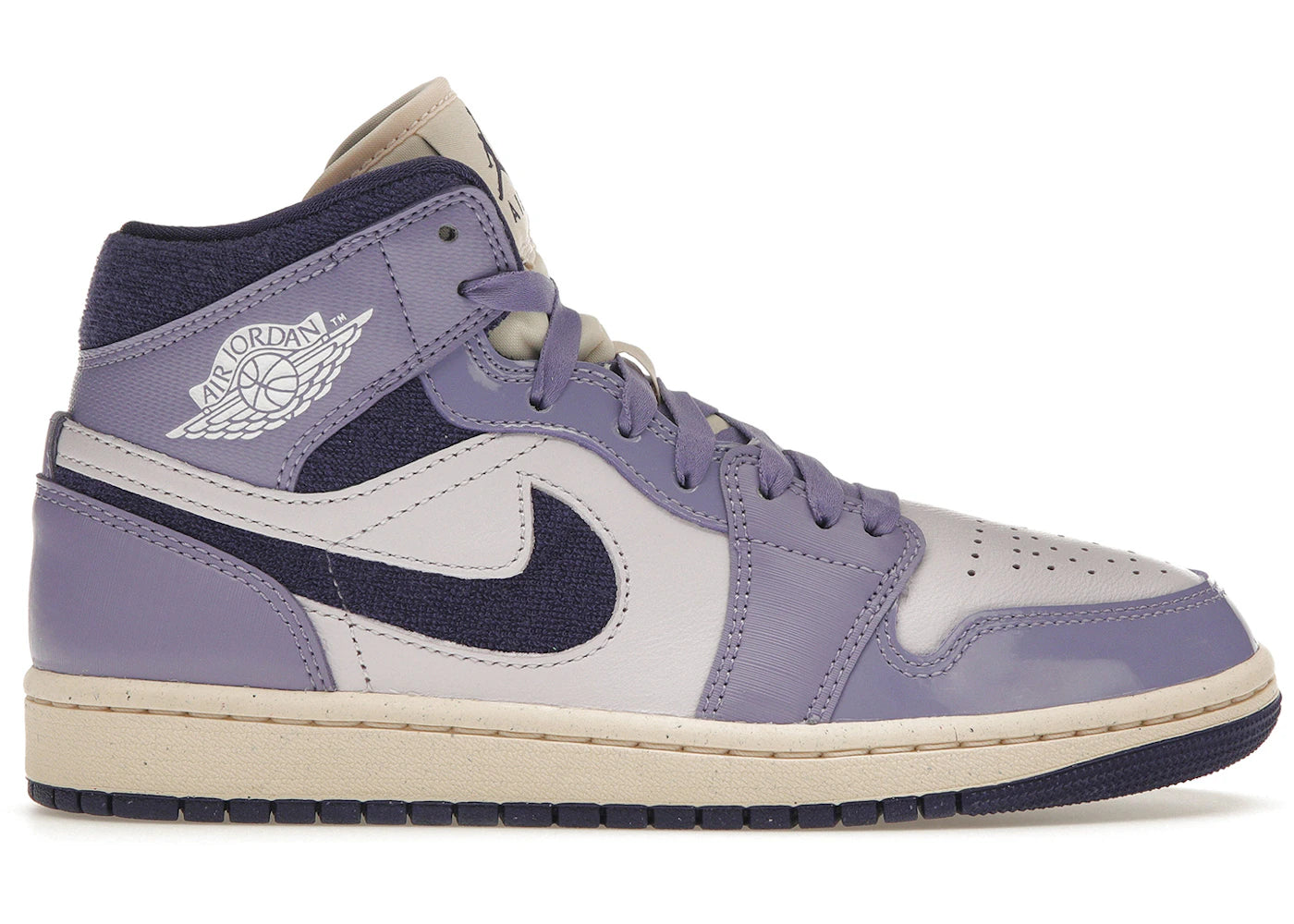 Jordan 1 Mid SE Chenille Sky J Light Purple (Women's)