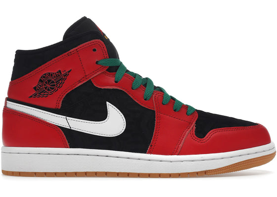 Jordan 1 Mid SE Christmas sneakers - authentic Jordan shoes