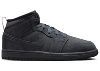 Jordan 1 Mid SE Craft Dark Smoke Grey Varsity Red Black (PS)