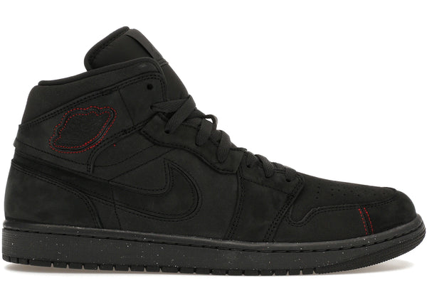 Jordan 1 Mid SE Craft Dark Smoke Red sneakers - authentic Jordan shoes