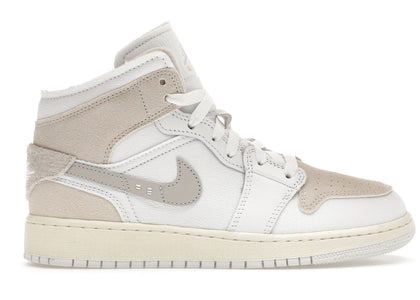 Jordan 1 Mid SE Craft Inside Out Tech Grey (GS) - authentic Jordan sneakers