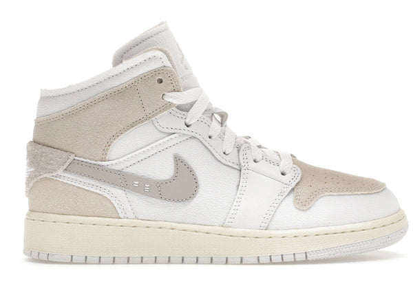 Jordan 1 Mid SE Craft Inside Out Tech Grey (GS) sneakers - authentic Jordan shoes