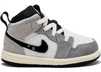 Jordan 1 Mid SE Craft White Cement Grey Black (TD)