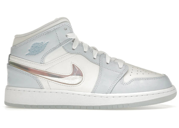 Jordan 1 Mid SE Glitter Swoosh (GS) sneakers - authentic Jordan shoes