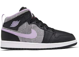 Jordan 1 Mid Houndstooth (PS) - authentic Jordan sneakers