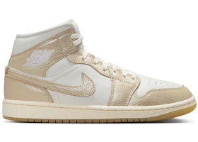 Jordan 1 Mid SE Metallic Team Gold (Women's) - vue 360