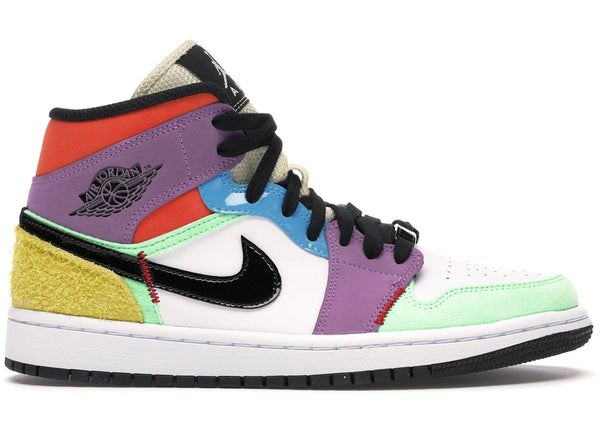Jordan 1 Mid SE Multi-Color (Women's) sneakers - authentic Jordan shoes