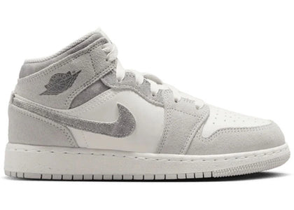 Jordan 1 Mid SE Neutral Grey Sail (GS) - authentic Jordan sneakers