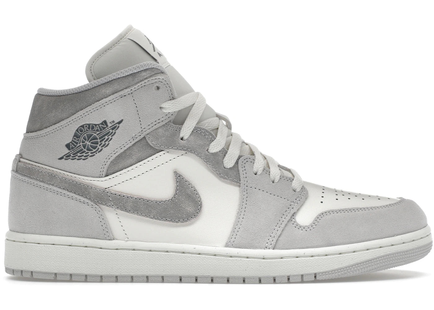 Jordan 1 Mid SE Neutral Grey Sail - vue 360