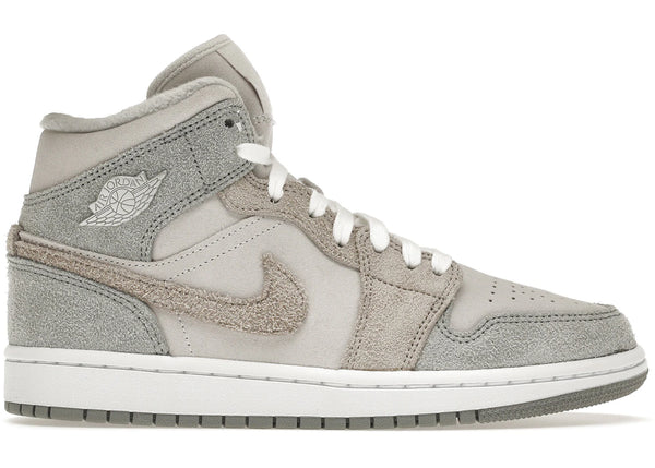 Jordan 1 Mid SE Particle Grey (Women's) sneakers - authentic Jordan shoes