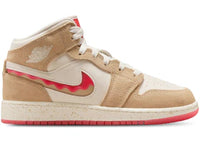 Jordan 1 Mid SE Peanut Butter & Jelly (GS)