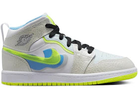 Jordan 1 Mid SE Platinum Tint Blue Tint University Blue Volt (PS)