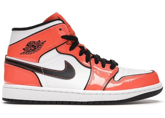 Jordan 1 Mid SE Turf Orange sneakers - authentic Jordan shoes