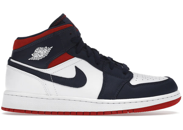 Jordan 1 Mid SE USA (GS) sneakers - authentic Jordan shoes