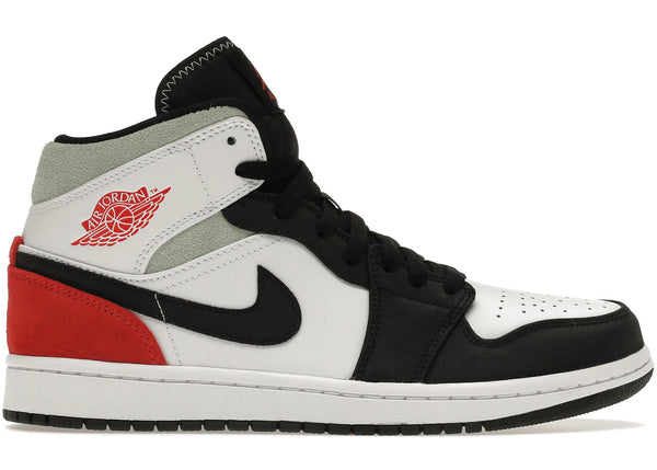 Jordan 1 Mid SE Red Black Toe sneakers - authentic Jordan shoes