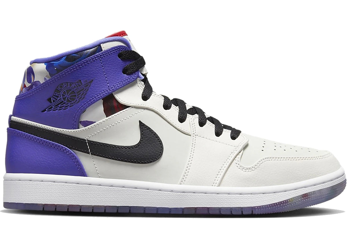 Jordan 1 Mid SE Valentine's Day Flowers - vue secondaire A