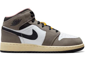 Jordan 1 Mid SE White Cave Stone (GS) - vue 360