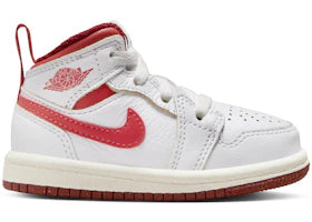 Jordan 1 Mid SE White Dune Red Sail Lobster (TD) - authentic Jordan sneakers