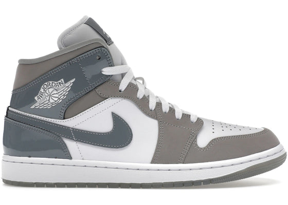 Jordan 1 Mid SE White Medium Grey Cool Grey sneakers - authentic Jordan shoes