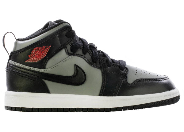 Jordan 1 Mid Shadow Red (PS) sneakers - authentic Jordan shoes