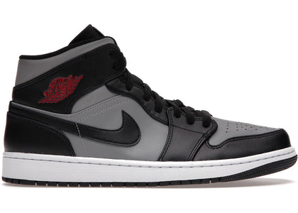 Jordan 1 Mid Shadow Red - authentic Jordan sneakers